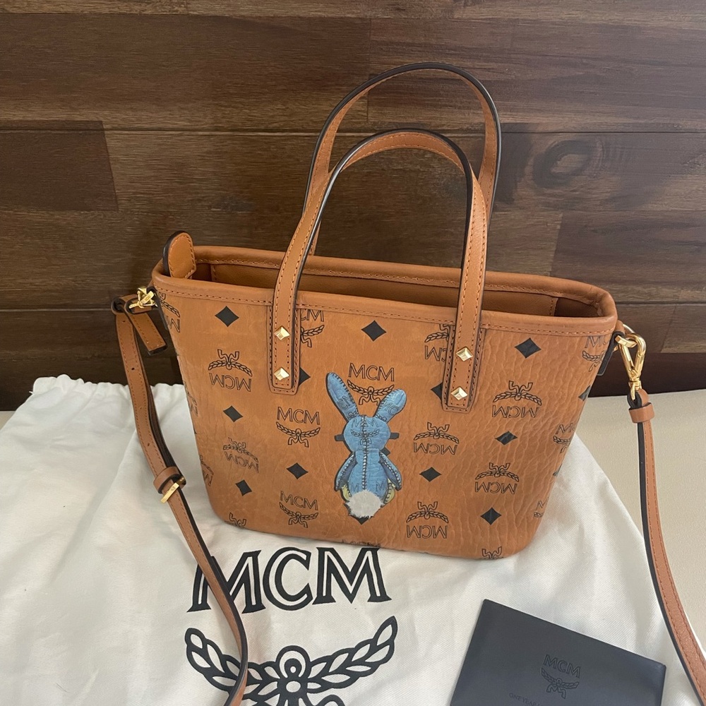 MCM Like New Small Handle Crossbody Bag Limited Edition
